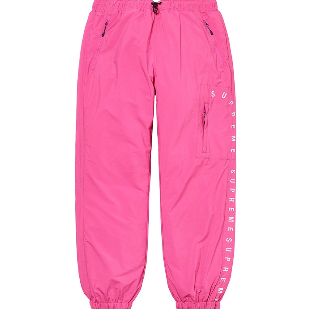 supreme trackpants dusty purple nwt